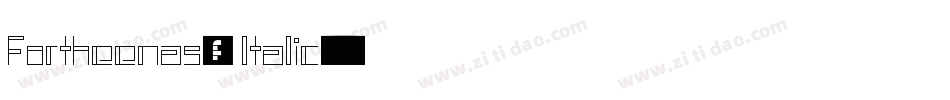 Fortheenas_01 Italic字体转换